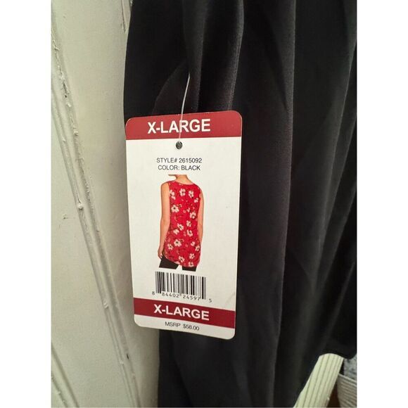 NWT Chelsea and Theodore tank blouse sz XL - Picture 4 of 4